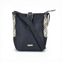 BURBERRY ノヴァキャンバス ブラックショルダーバッグ