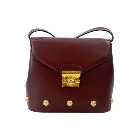 Ferragamo　ショルダーバッグ　レザー　ブラウン