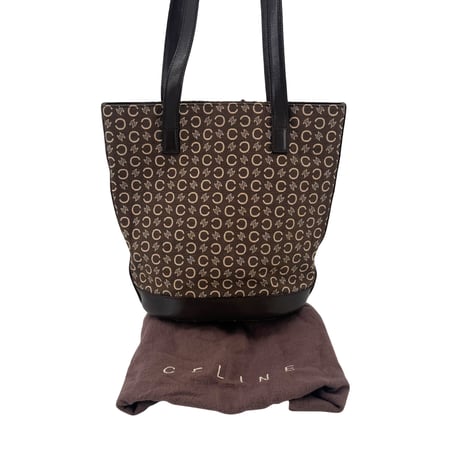 CELINE　トートバッグ　マカダム　ブラウン