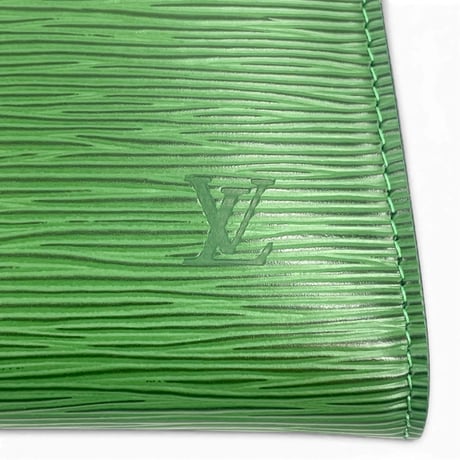 美品 LOUIS VUITTON エピ ポシェット アクセサリー ポーチ グリーン M52984