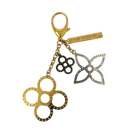 LOUIS VUITTON ビジュー サック タページ バッグ チャーム ゴールド シルバー M65090