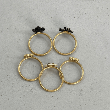 CHANEL　アイコンシリーズ　カメリアリング　5点セット