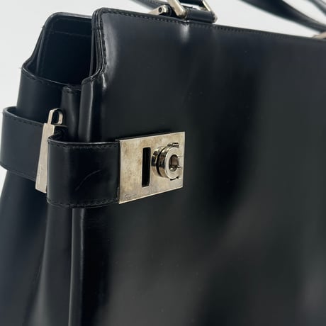 Ferragamo ガンチーニ ハンドバッグ レザー