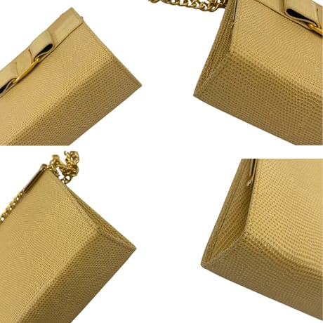 Ferragamo　ヴァラリザード　チェーンショルダーバッグ　YE