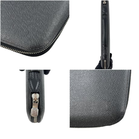 LOUIS VUITTON オーガナイザー アトールタイガレザー ノワール ラウンドジップクラッチウォレット M30652