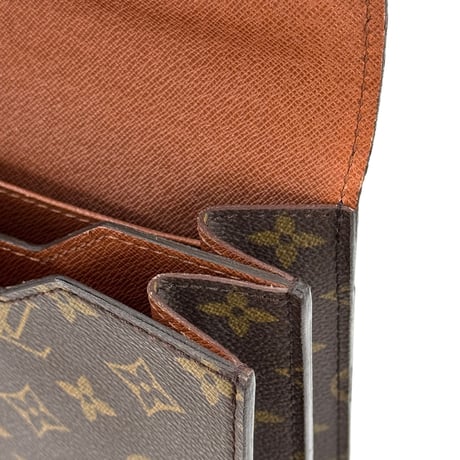 LOUIS VUITTON ポルト ドキュメント セナトゥール モノグラム キャンバス ブラウン ブリーフケース M53335