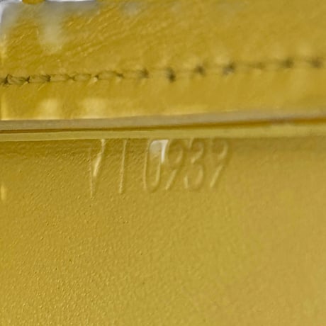 LOUIS VUITTON モノグラム ヴェルニ イエロー レキシントン M91058 ハンドバッグ