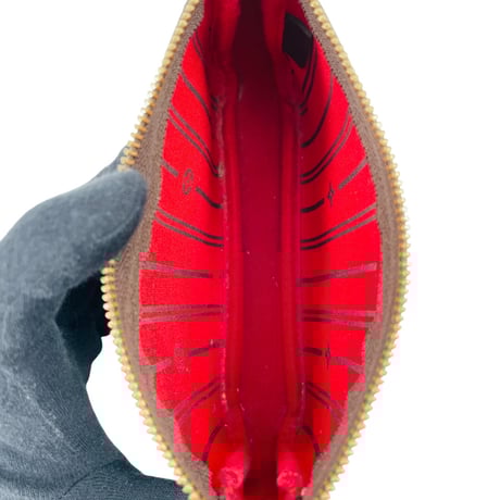 LOUIS VUITTON ダミエ エベヌ ミニポシェット アクセサリー ポーチ トTRUNKD&バッグS N58011