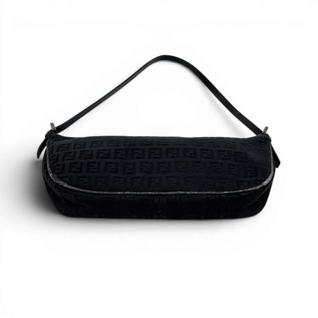 FENDI ズッキーノ キャンバス ブラック ハンドバッグ