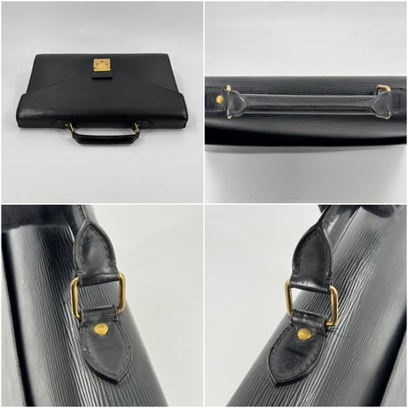 LOUIS VUITTON セルヴィエット・コンセイエ エピ ノワール ハンドバッグ M54422
