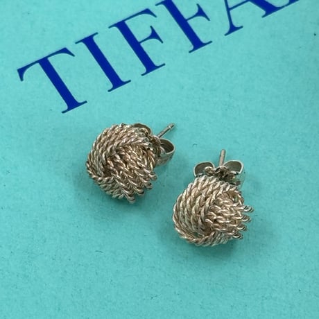 TIFFANY サマセット メッシュ ピアス SV925