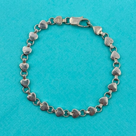 TIFFANY パフハート チェーンブレスレット SV925