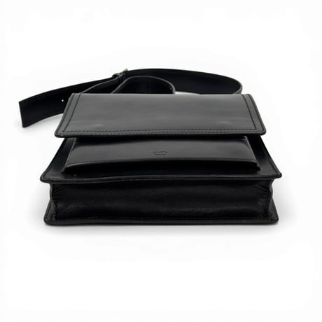 DIOR ブラックレザー ショルダーバッグ