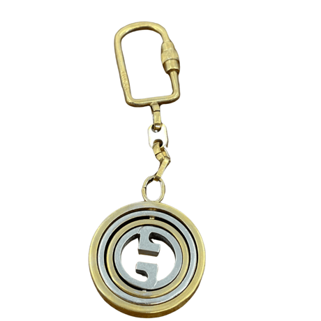 GUCCI　キーホルダー　ヴィンテージ　ゴールド　メッキ