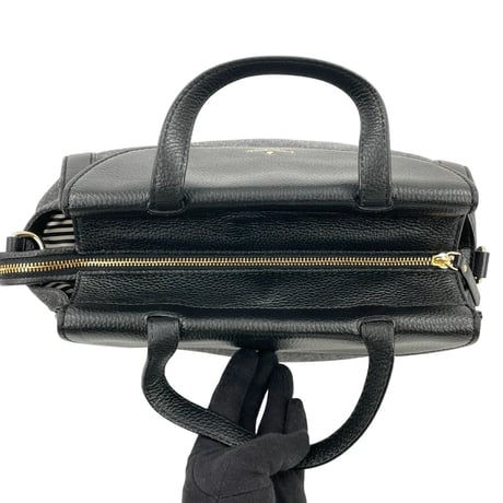 Kate Spade New York ブラックレザー レディース 2way ハンドバッグ