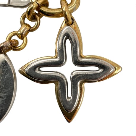 LOUIS VUITTON ゴールド/シルバー ポルトクレ アンソレンス M66133