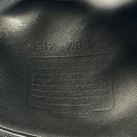 COACH レザーショルダーバッグ ブラック グラブタン ソーホー