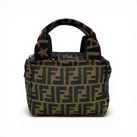 FENDI ズッカ ナイロン ハンドバッグ