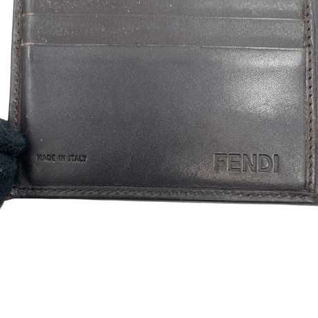 FENDI　財布　二つ折り　ズッカキャンバス