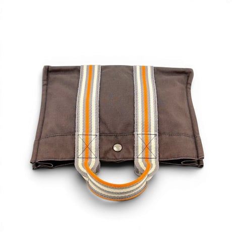 HERMES フールトゥーPM 銀座2001年限定 キャンバストートバッグ
