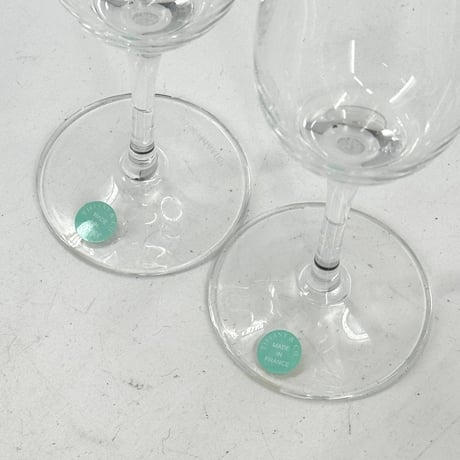 TIFFANY クリスタル ワイングラス 2個セット 箱付き