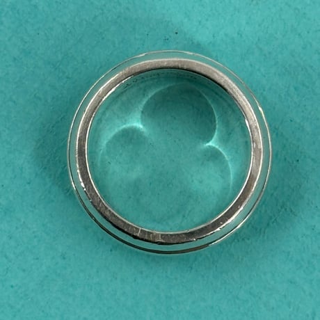 TIFFANY リング グルーブド ダブルライン SV925