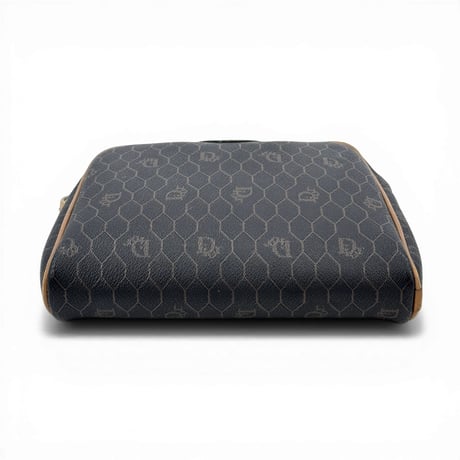 DIOR ハニカムPVCキャンバス ブラックショルダーバッグ