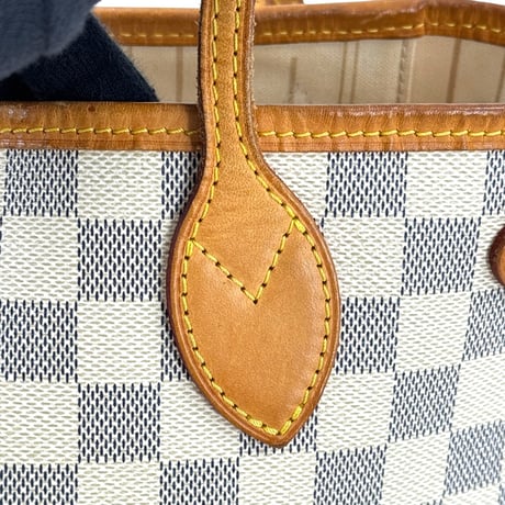 LOUIS VUITTON ネヴァーフルPM ダミエ・アズール ホワイト トートバッグ N51110
