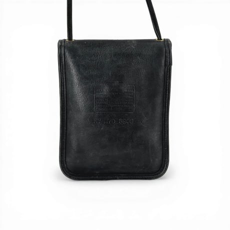 COACH オールドコーチ ブラックショルダーバッグ