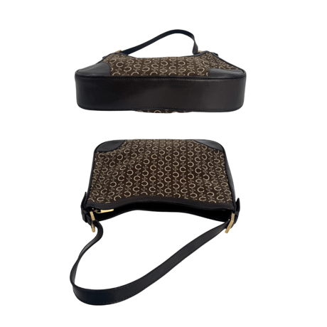 CELINE　ワンショルダーバッグ　茶　F525