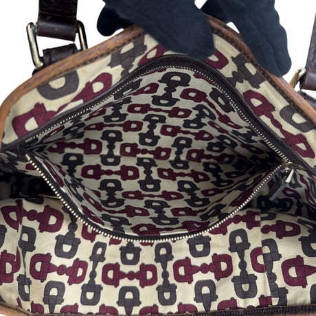 GUCCI GGキャンバス シェリーライン ベージュ トートバッグ