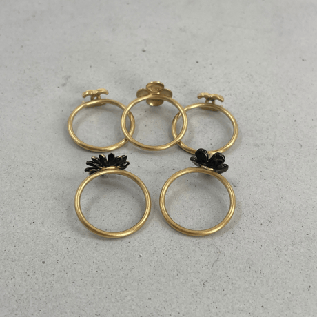 CHANEL　アイコンシリーズ　カメリアリング　5点セット