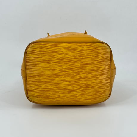LOUIS VUITTON エピ プチノエ イエロー レザー 巾着 ショルダーバッグ M44109