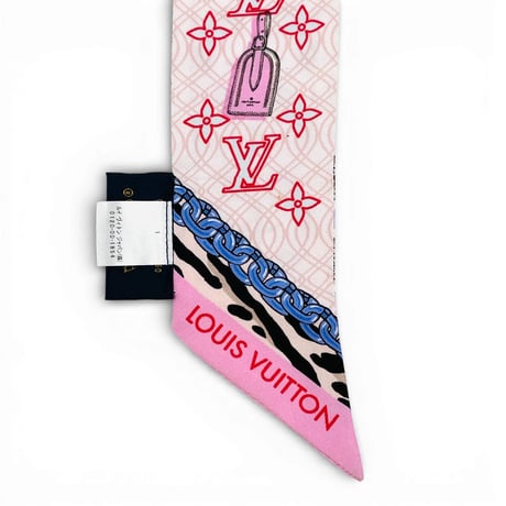 LOUIS VUITTON バンドーBB バブルグラム ブラシ スカーフ ピンク