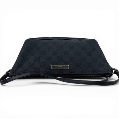 GUCCI GGキャンバス ブラック アクセサリー ポーチ