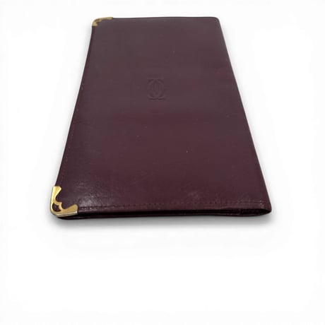 Cartier ボルドー 二つ折り 長財布