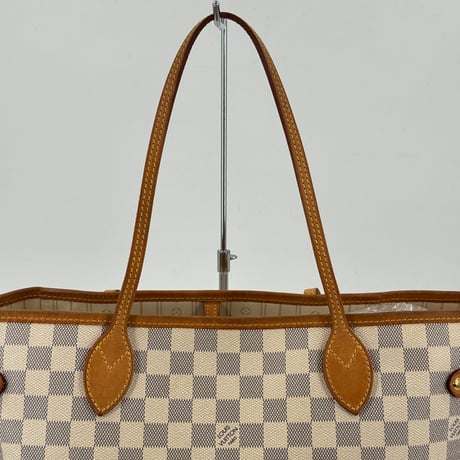 LOUIS VUITTON ネヴァーフルMM ダミエ・アズール ホワイト ショルダーバッグ N51107