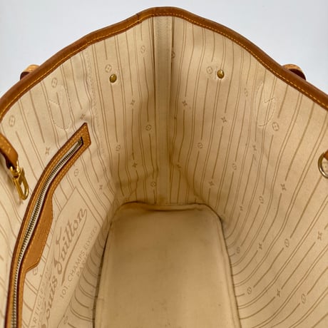 LOUIS VUITTON ネヴァーフルMM ダミエ・アズール ホワイト ショルダーバッグ N51107