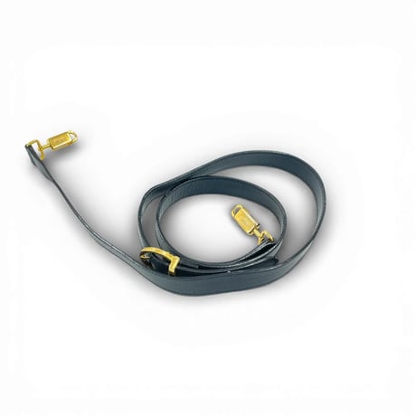 Ferragamo ガンチーニ ゴールドメッキ ネイビー レザー 2WAY ハンドバッグ