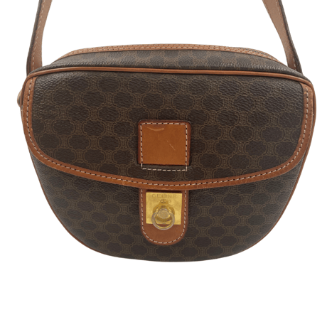 CELINE　ショルダーバッグ　マカダム柄