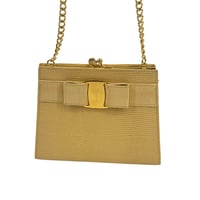 Ferragamo　ヴァラリザード　チェーンショルダーバッグ　YE