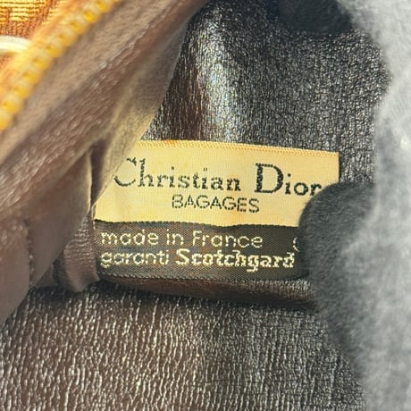 DIOR トロッター キャンバス ベージュ ミニ ヴィンテージ ボストンバッグ