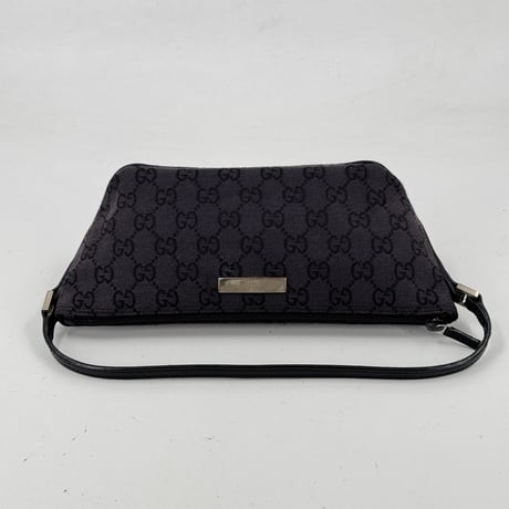 GUCCI GGモノグラムキャンバス グレー ハンドバッグ アクセサリーバッグ