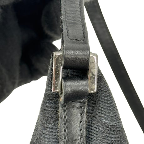 GUCCI GGキャンバス ブラック アクセサリー ポーチ