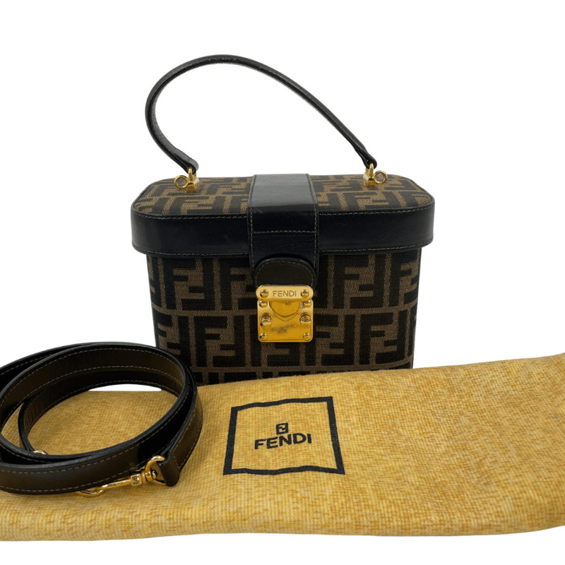 FENDI ズッカ バニティバッグ キャンバス ショルダー FENDI ズッカ バニティバッグ キャンバス ショルダー | tibi TRUNK