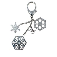 LOUIS VUITTON シルバー メッキ バッグ チャーム キーリング