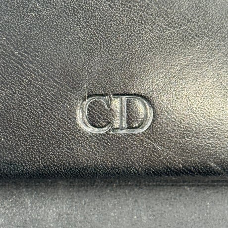 DIOR ブラックレザー ショルダーバッグ
