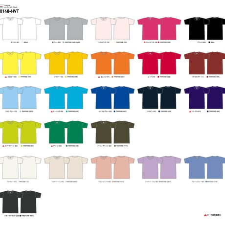 プリントスター7.4ozスーパーヘビーTシャツ 148-HVT　刺繍同時注文（20〜49枚）