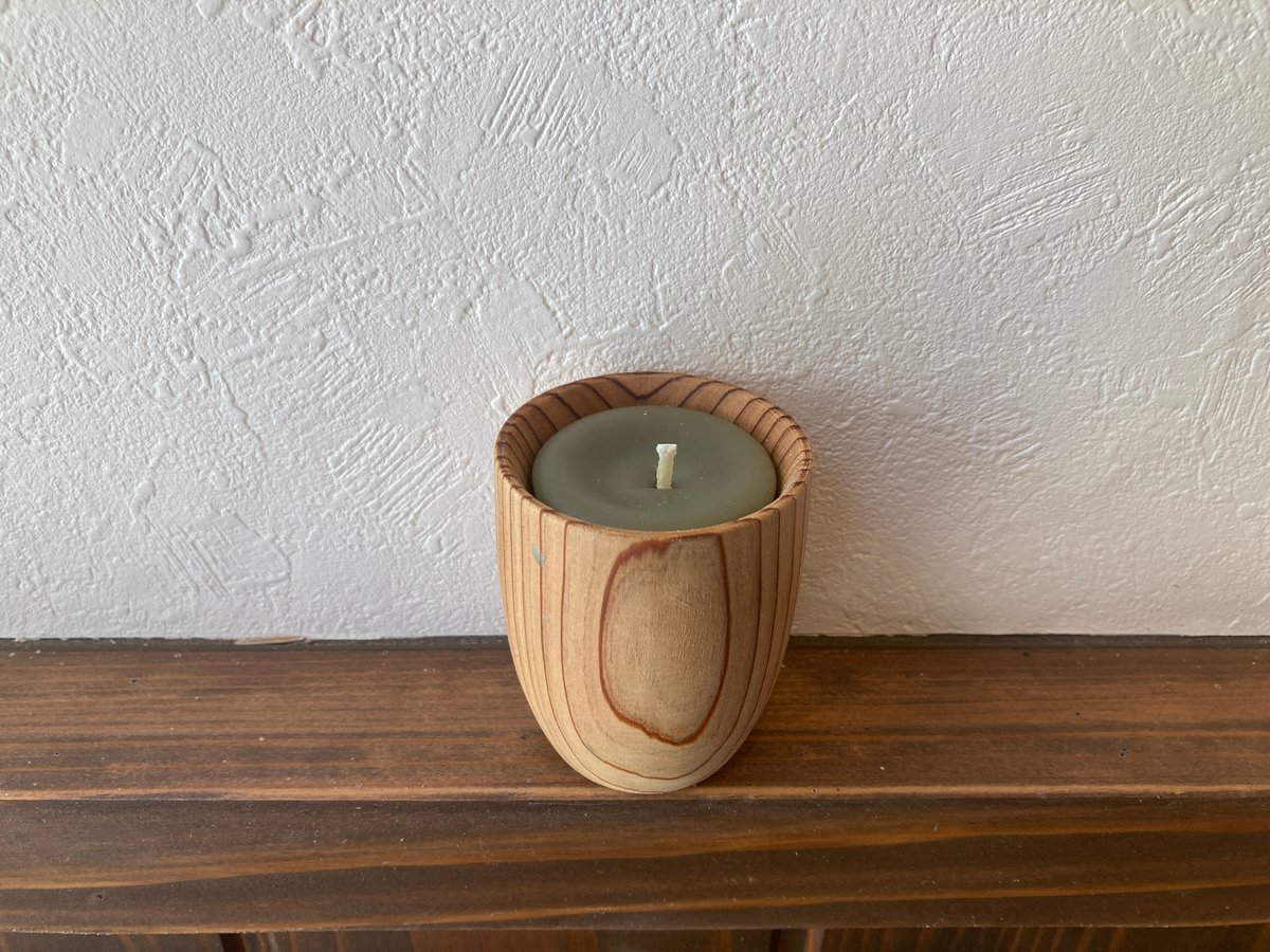 吉野杉ライスワックスアロマキャンドル（キャンドル芯） | アロマと