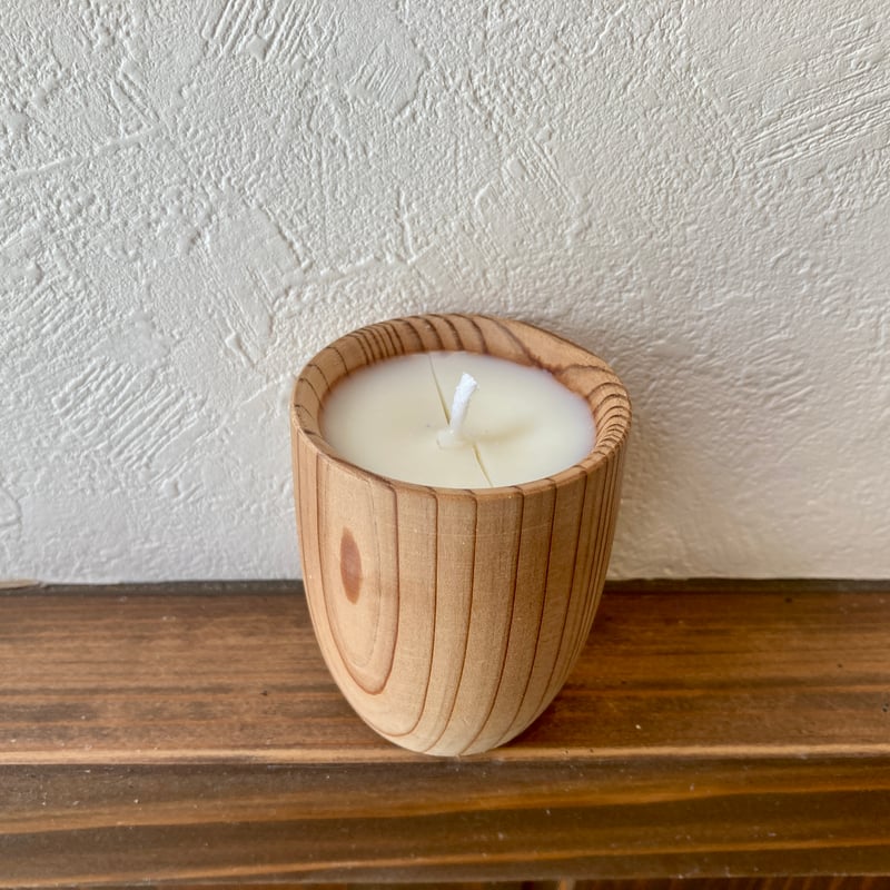 吉野杉ソイワックスアロマキャンドル（キャンドル芯） | アロマと